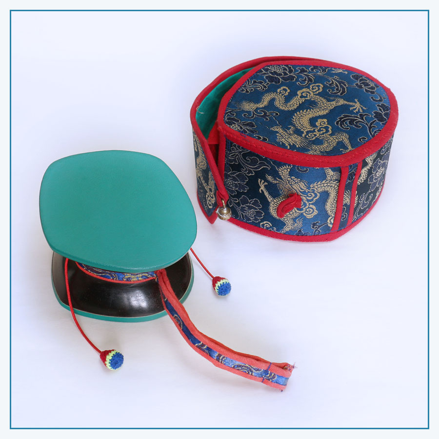 Tibetan Damaru - Ritual Hand Drum - Medium